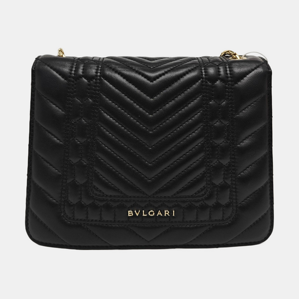 SERPENTI FOREVER Quilted Lambskin Black