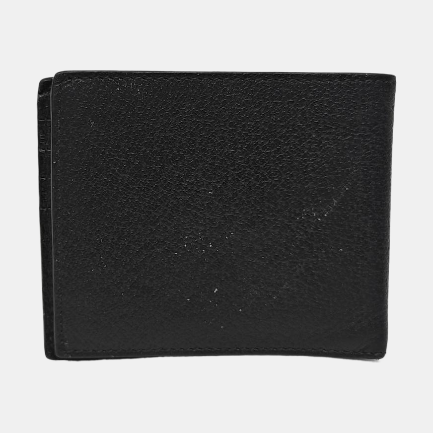 Animalier Calfskin Black Wallet