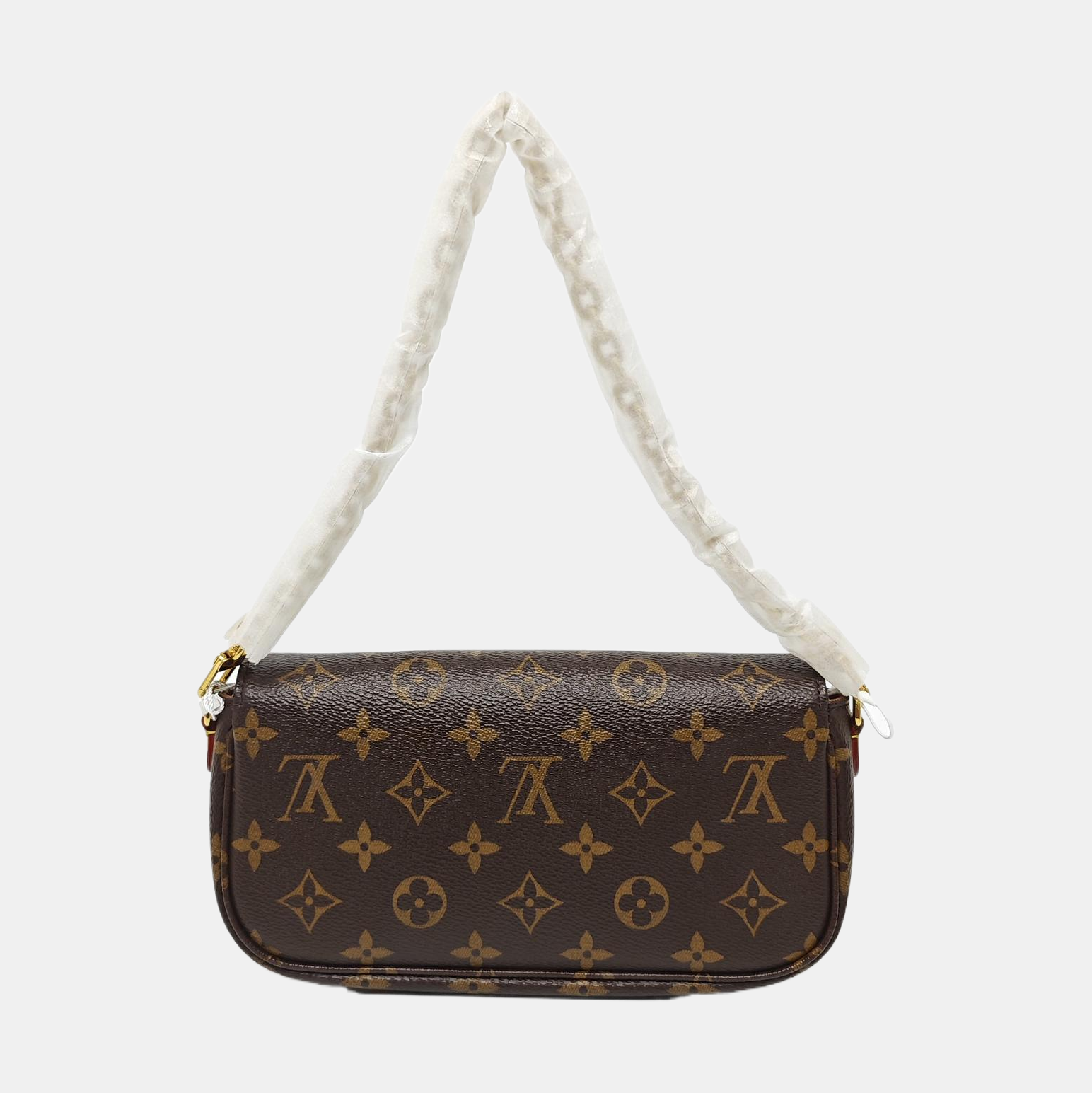 IVY Monogram Coated Canvas Brown