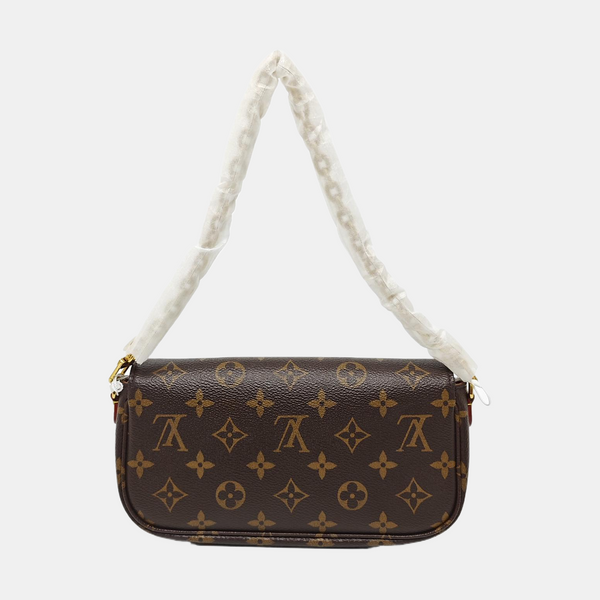 IVY Monogram Coated Canvas Brown