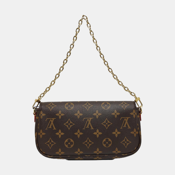 IVY Monogram Coated Canvas Brown