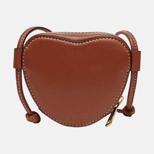 Calfskin Shoulder Bag Brown