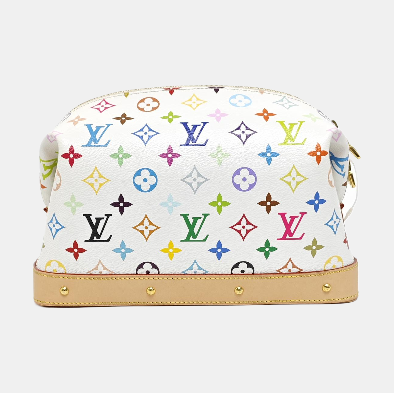 Monogram Coated Canvas Extra Large White