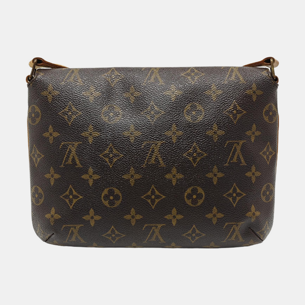MUSETTE TANGO Monogram Coated Canvas Brown