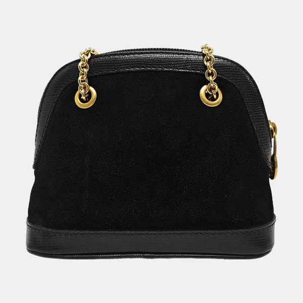 Suede Shoulder Bag Black