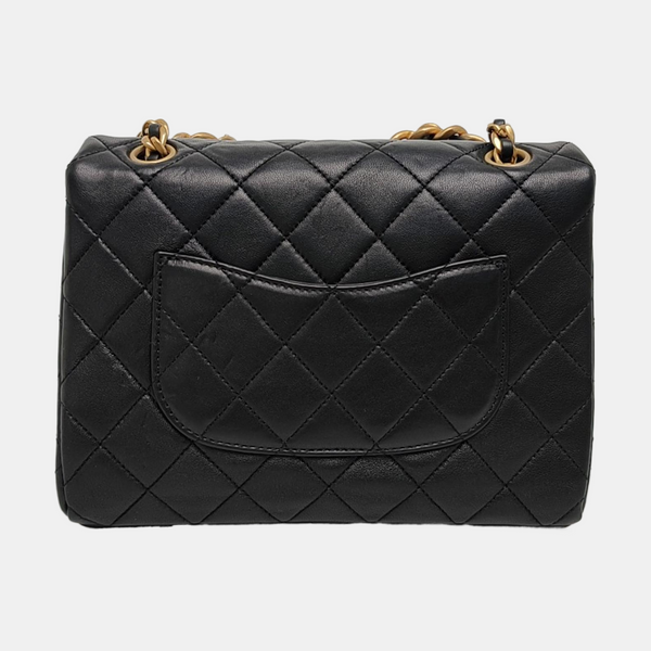 Quilted Lambskin Black