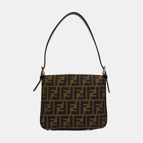 Monogram Coated Canvas Shoulder Bag Brown