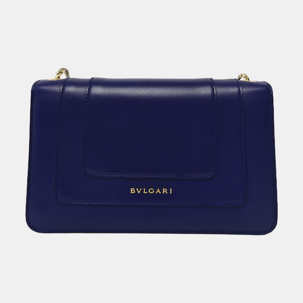 SERPENTI FOREVER Small Calfskin Blue