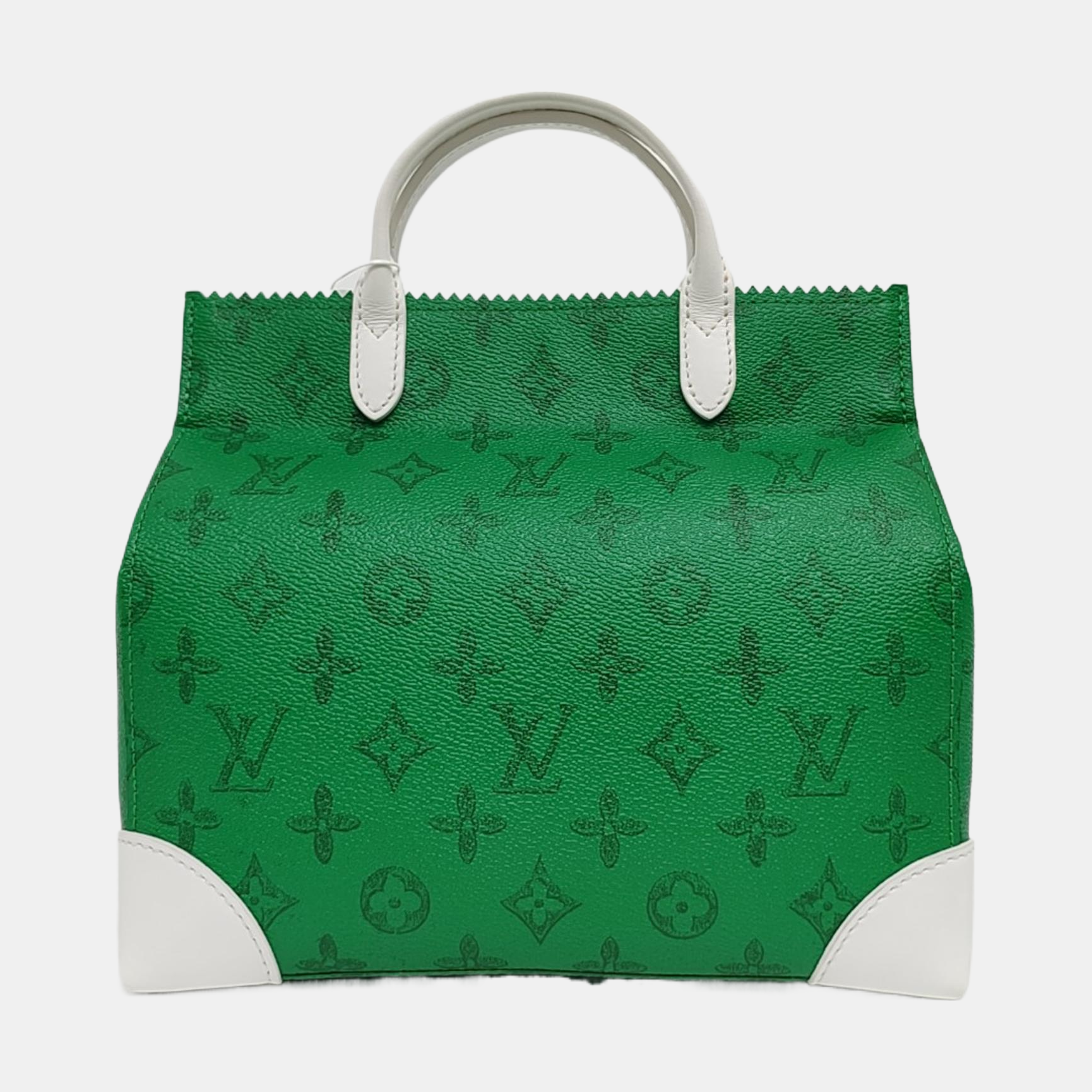 LITTER Monogram Coated Canvas Green