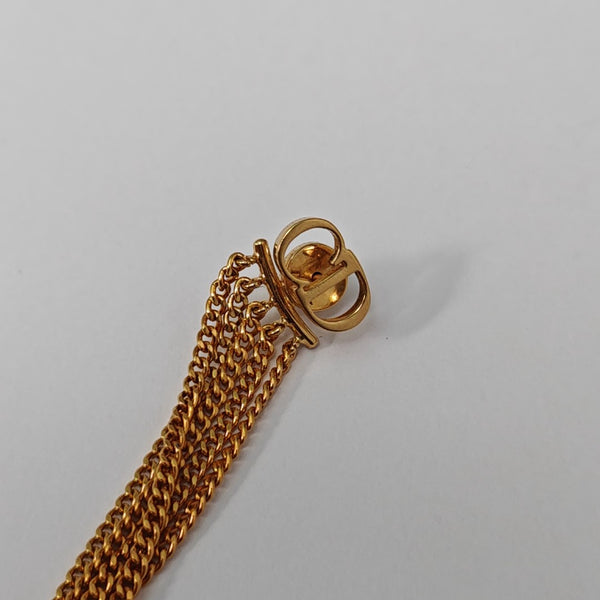 Danseuse Etoile Brass Gold Stud Earrings