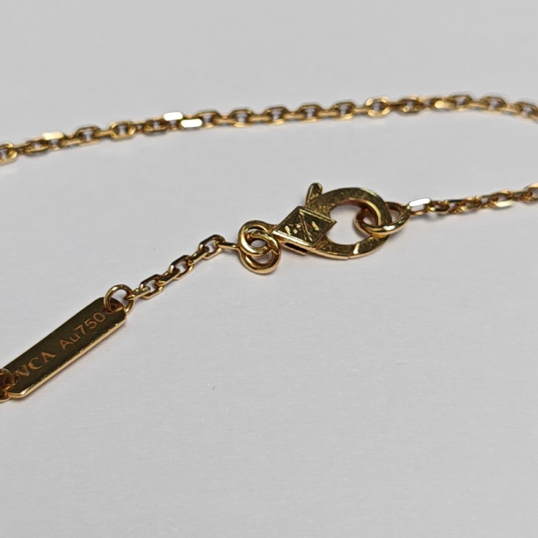 Vintage Alhambra 18k Gold Necklace