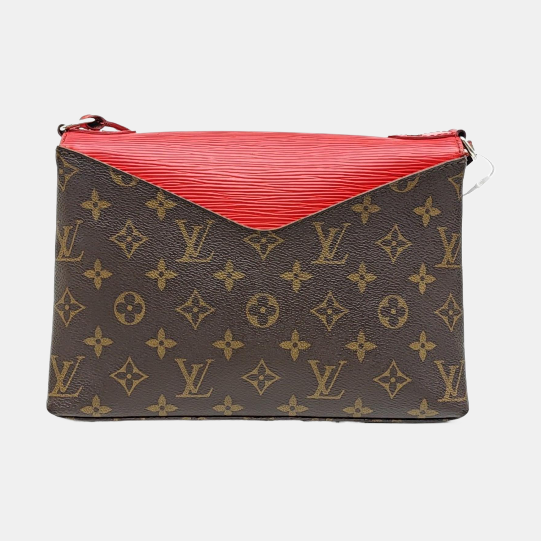 SAINT MICHEL Monogram Coated Canvas Brown