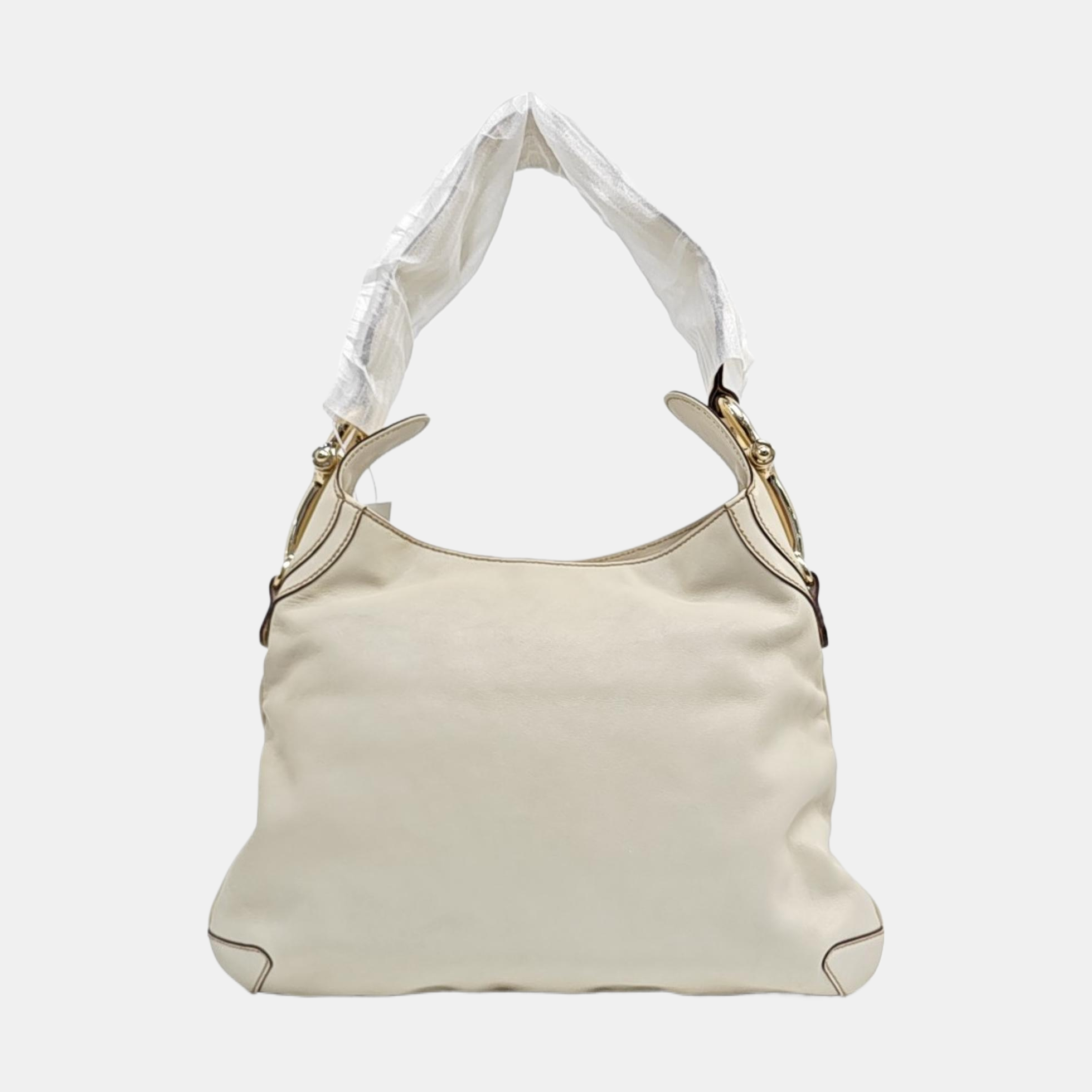 Calfskin Shoulder Bag White