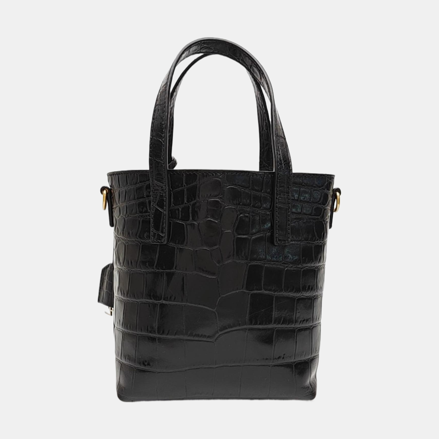 Calfskin Shoulder Bag Black
