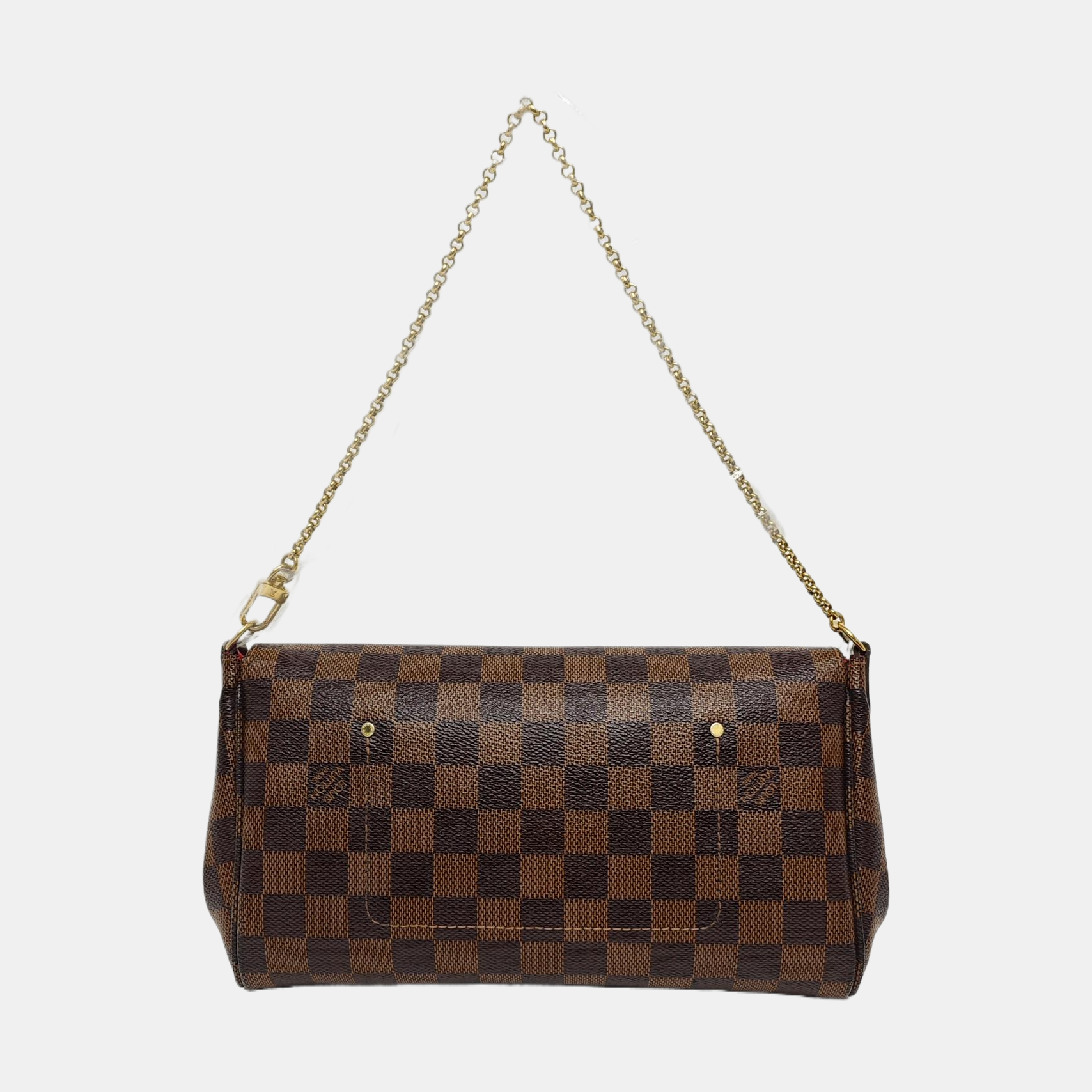 FAVORITE PM Damier Ebene Coated Canvas Brown