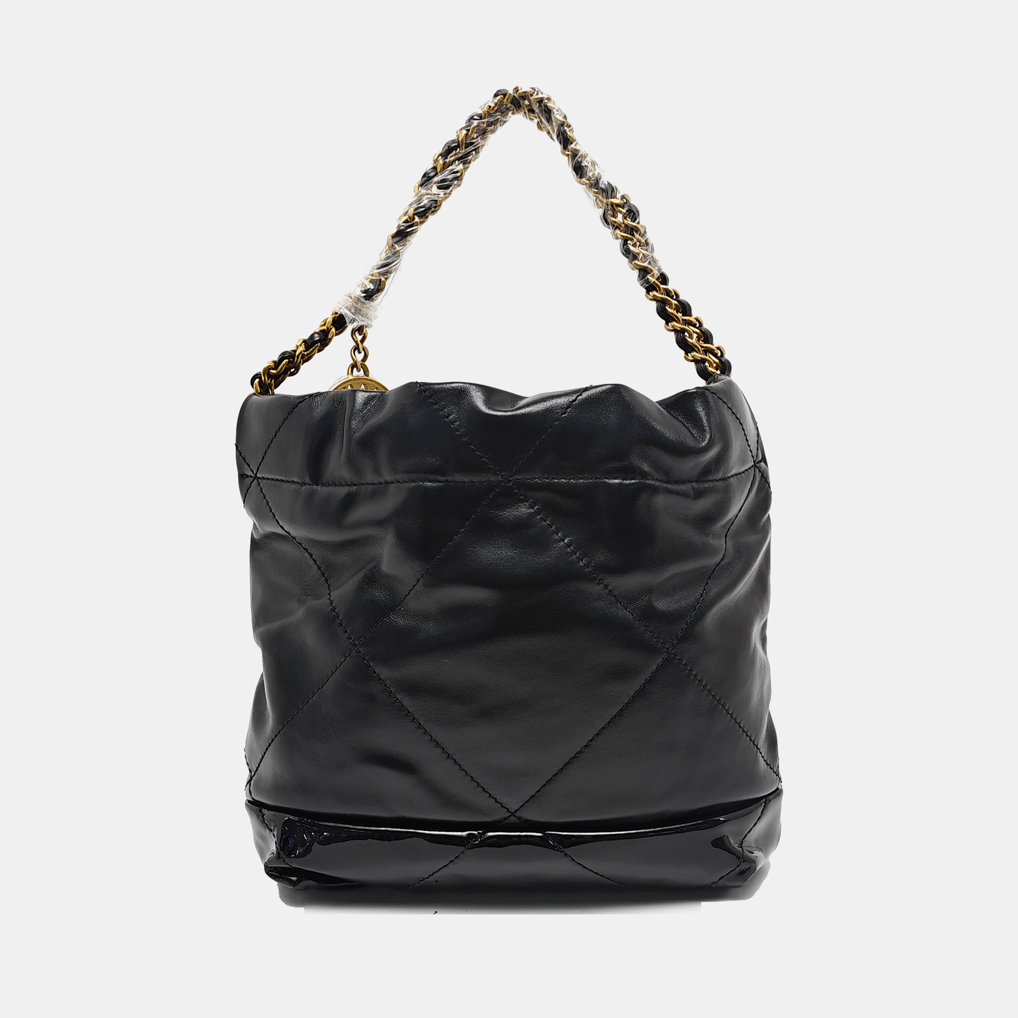 CHANEL 22 Mini Quilted Calfskin Black