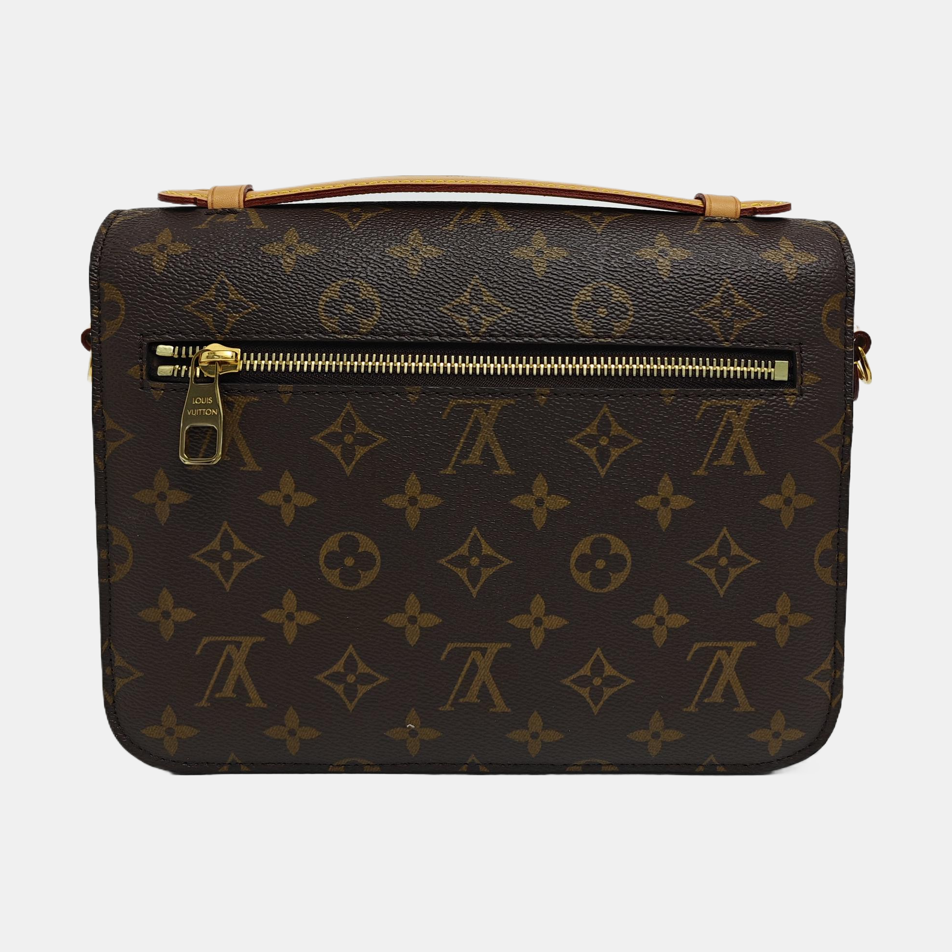 MÉTIS MM Monogram Coated Canvas Brown