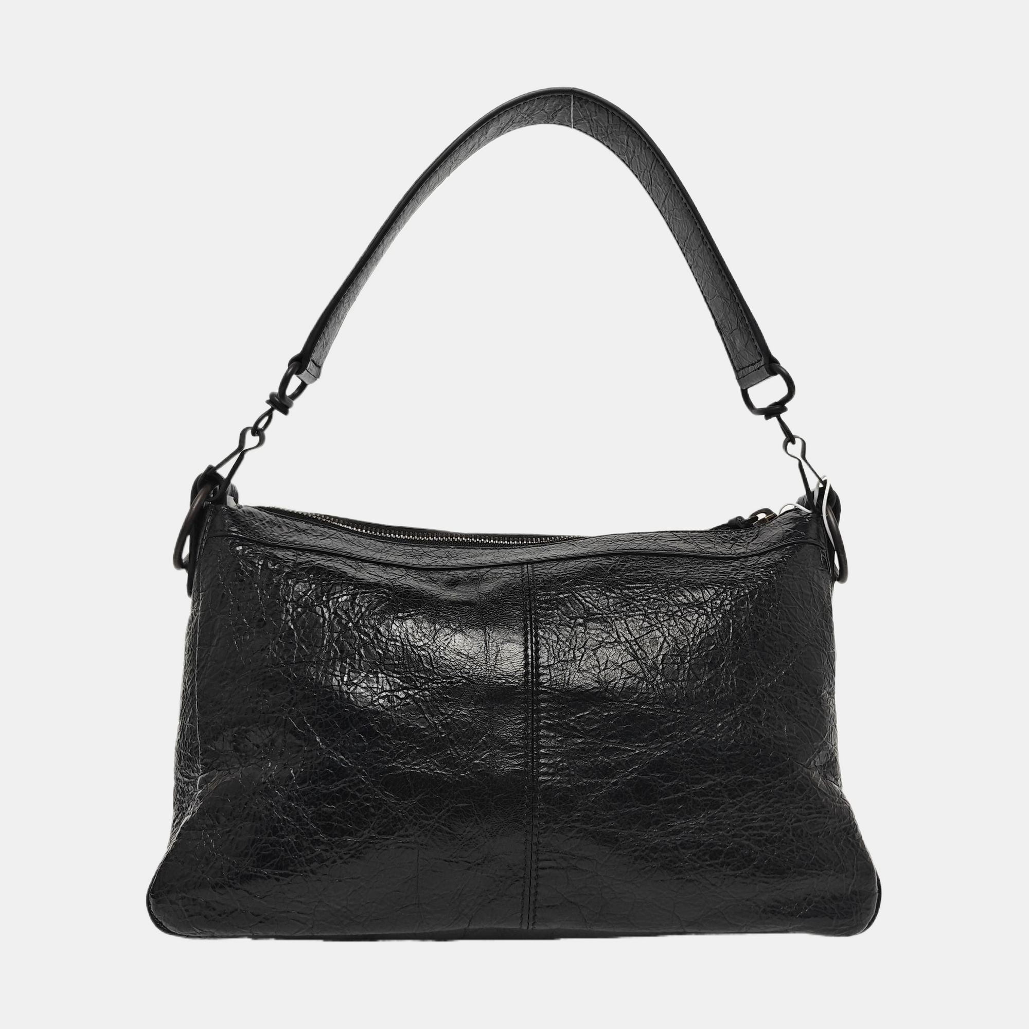 Lambskin Shoulder Bag Black