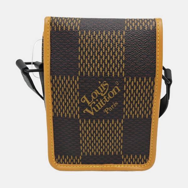 AMAZON Nano Damier Ebene Coated Canvas Brown