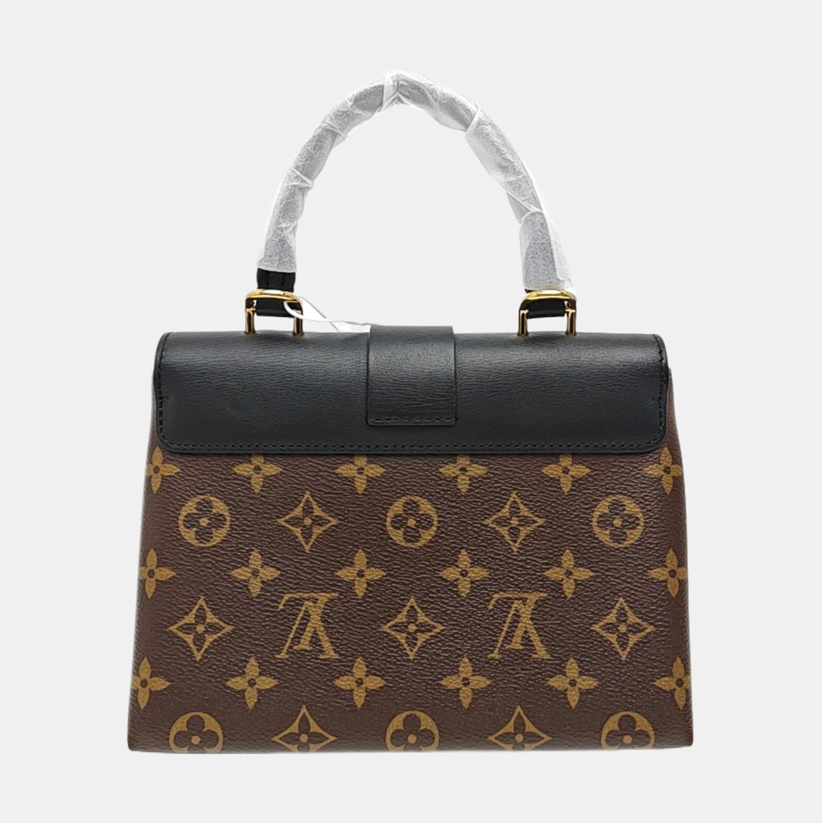 LOCKY BB Monogram Coated Canvas Brown