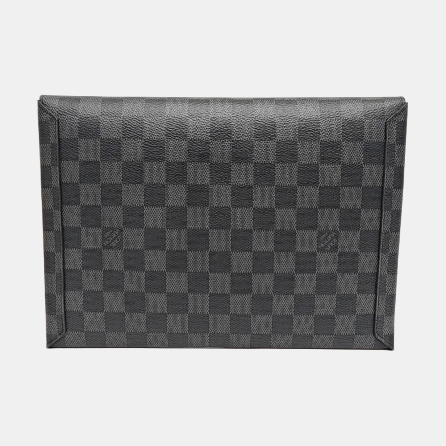 ALPHA Damier Graphite Coated Canvas Gray