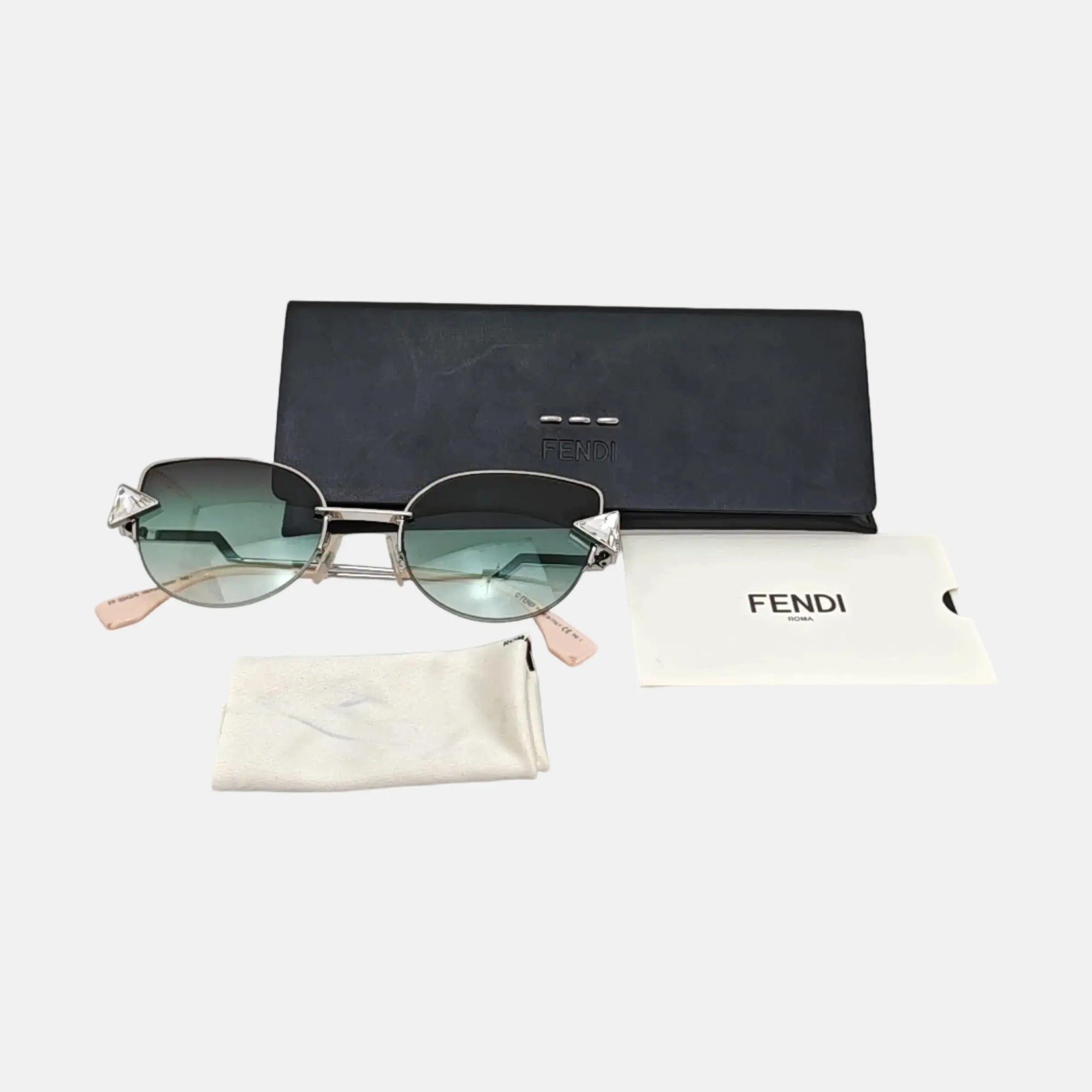 Metal Sunglasses Green