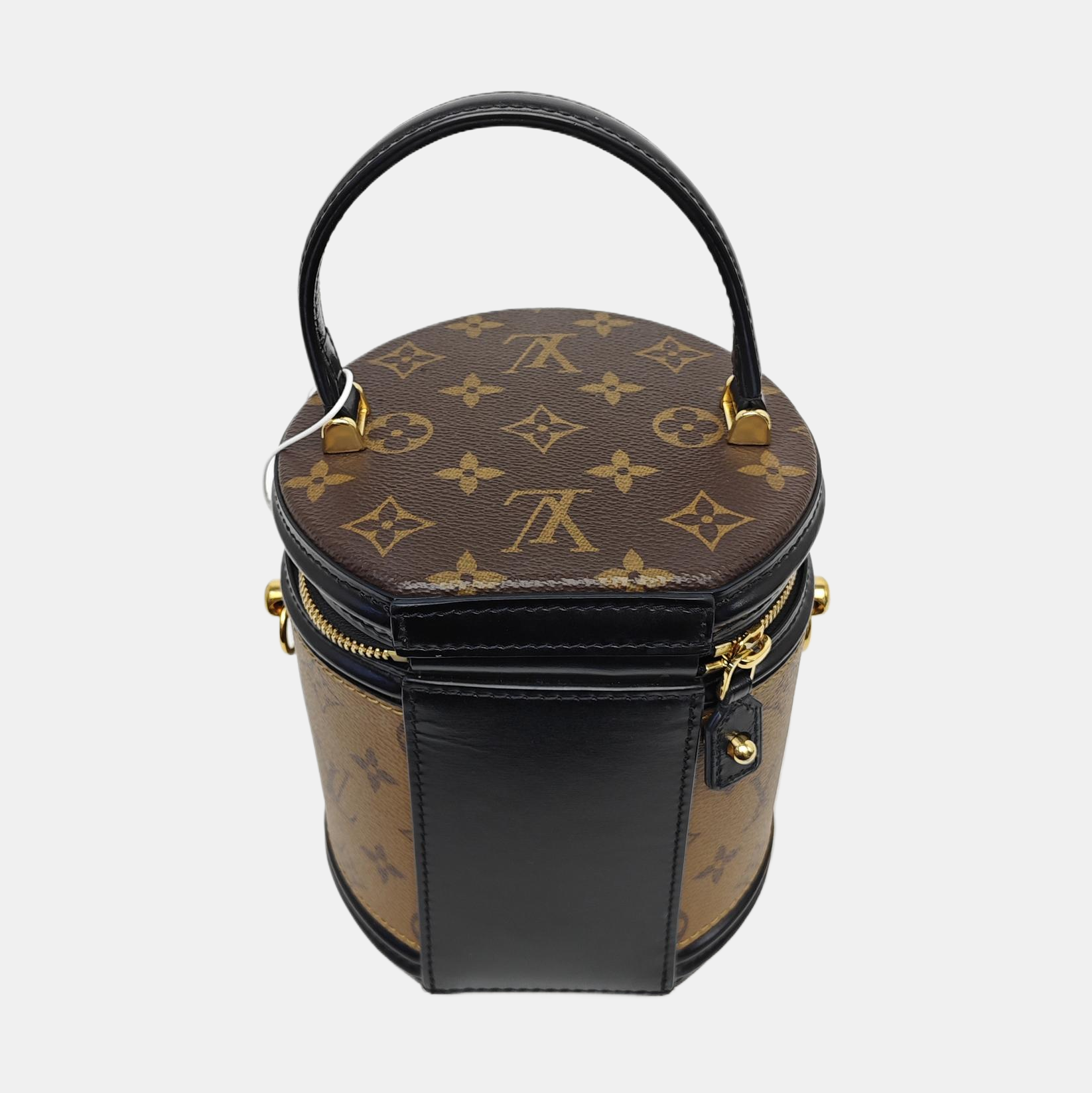 CANNES PM Monogram Coated Canvas Brown