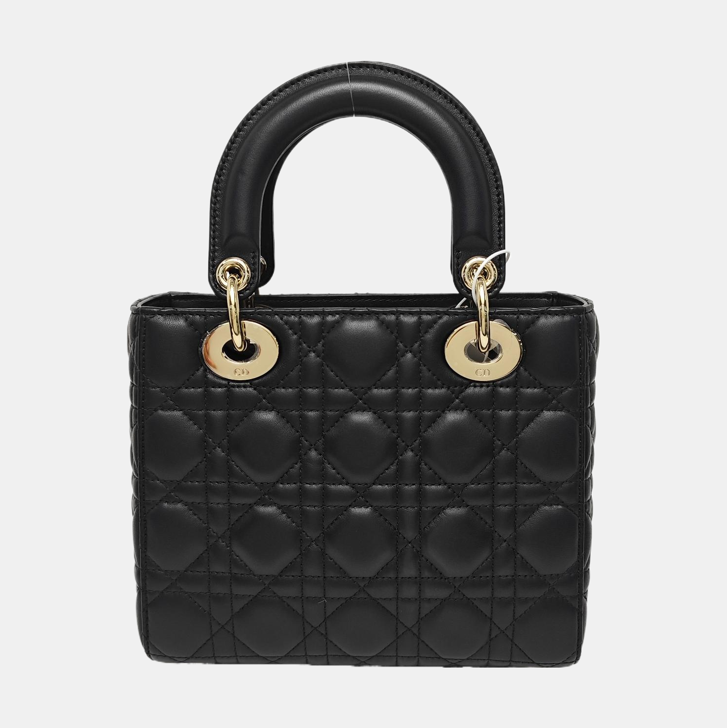 Lady Dior Small Cannage Lambskin Black