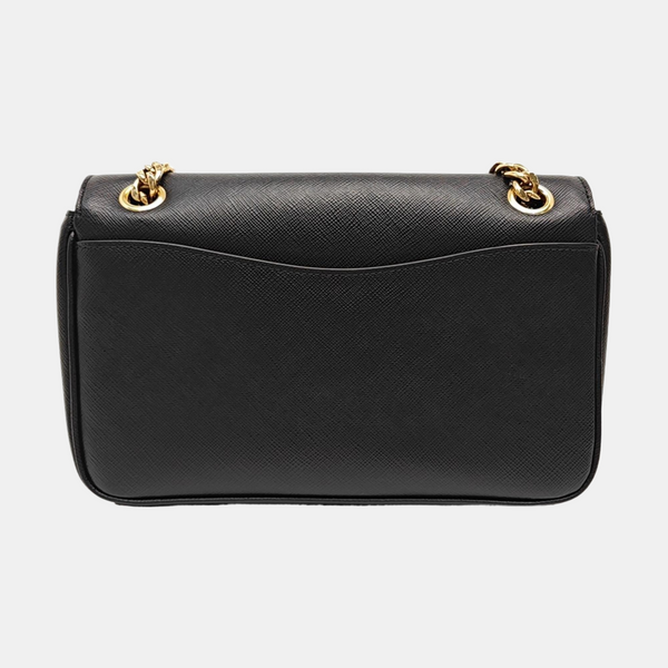 Sidonie Saffiano Calfskin Black