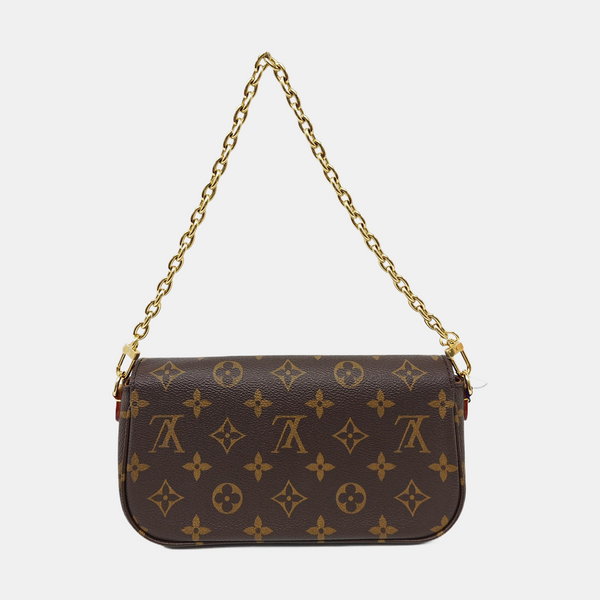 IVY Monogram Coated Canvas Brown
