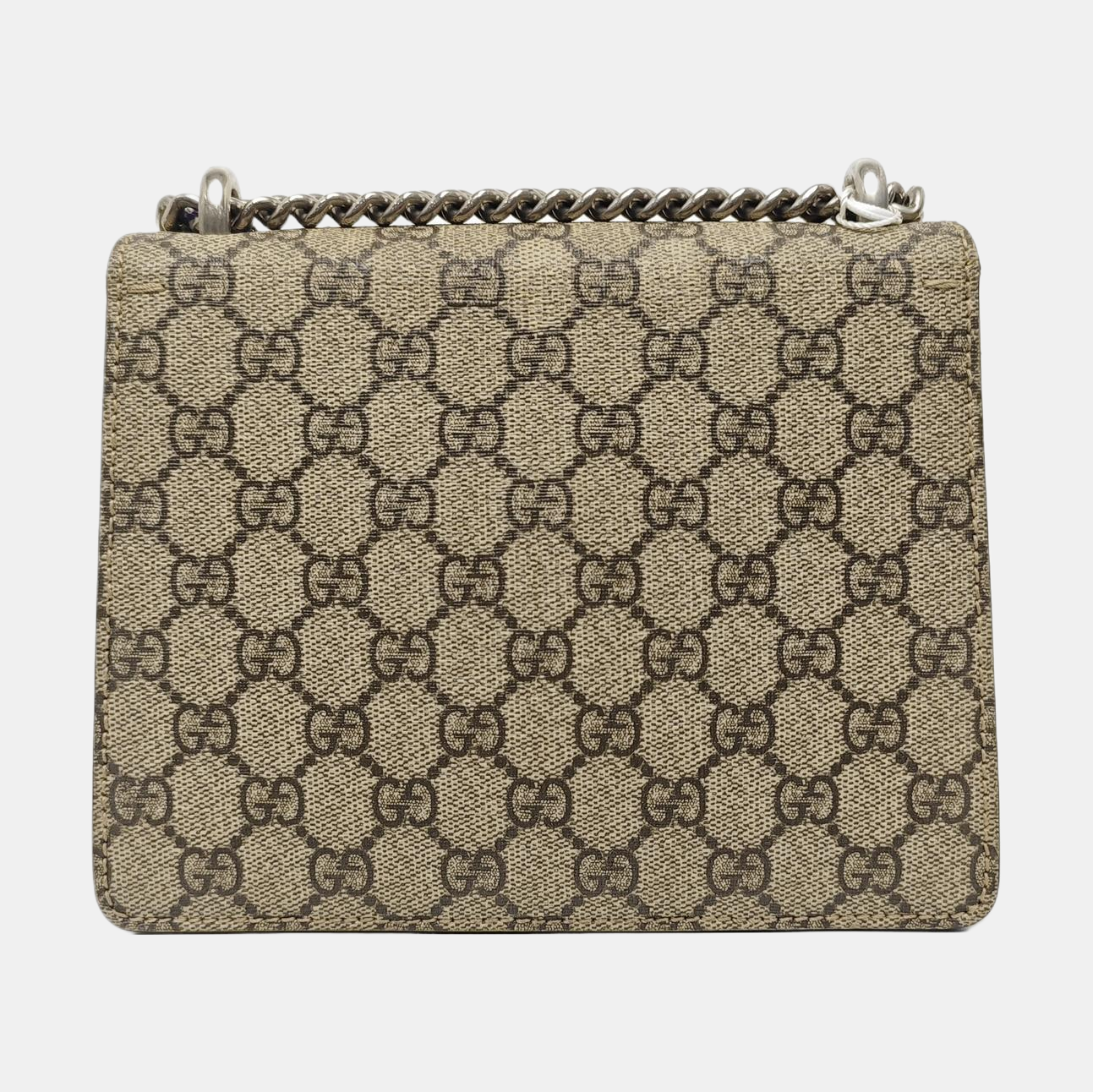 Dionysus Mini Monogram Coated Canvas Beige