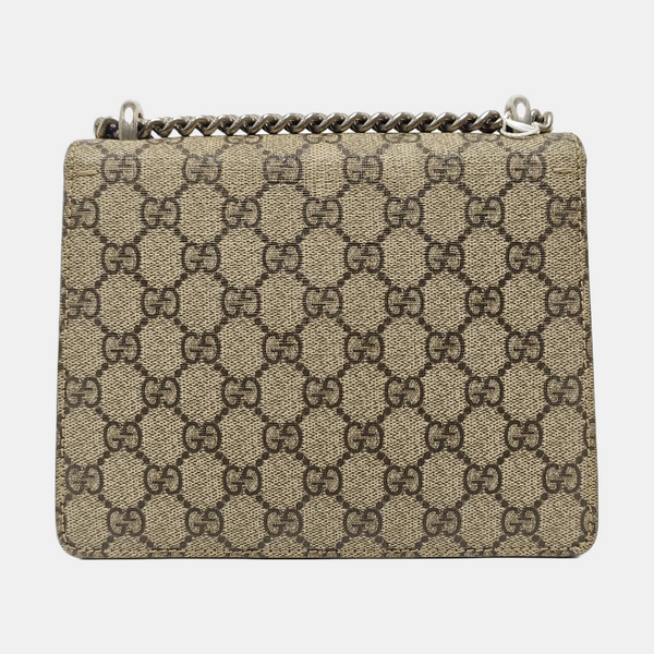 Dionysus Mini Monogram Coated Canvas Beige