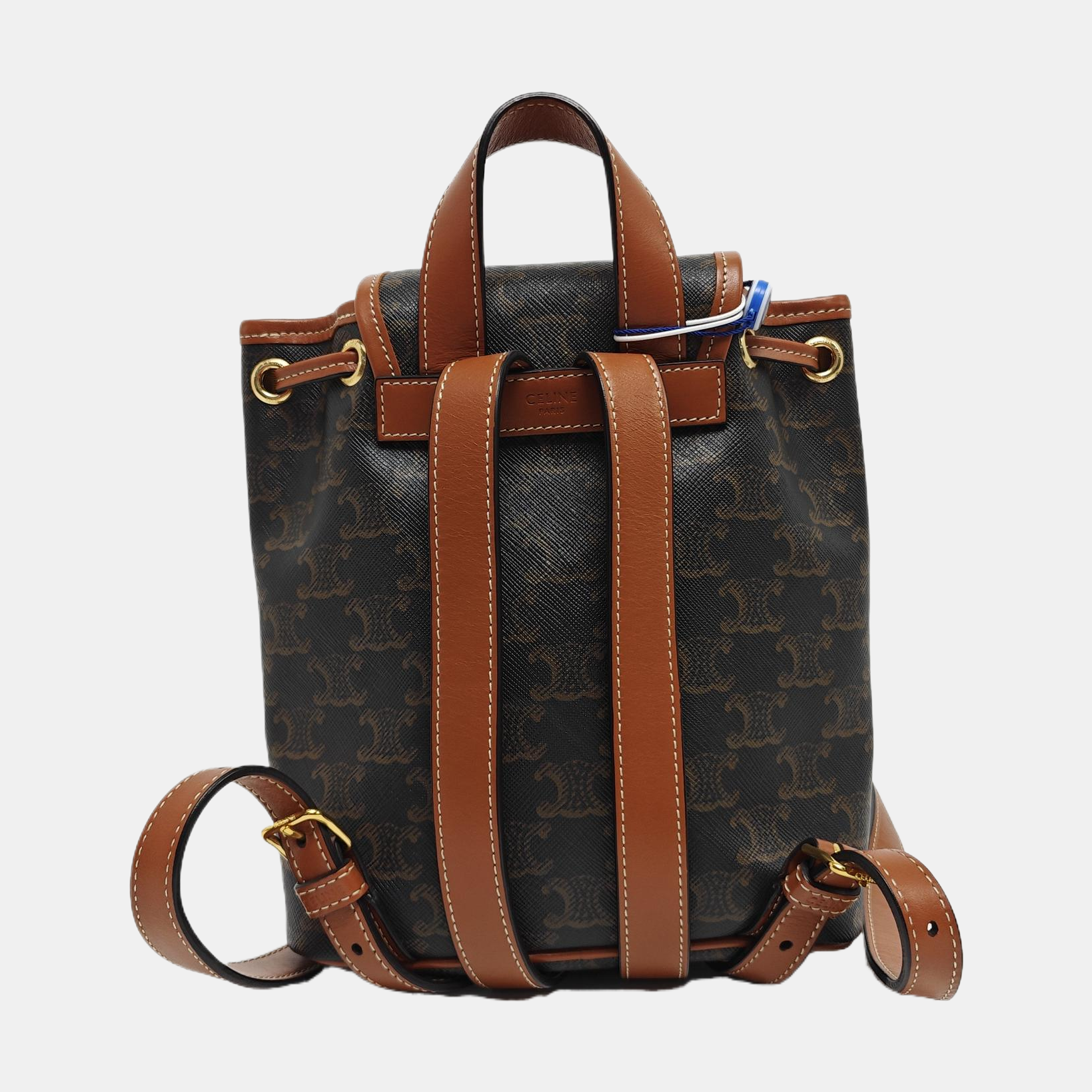 TRIOMPHE Mini Coated Canvas Brown