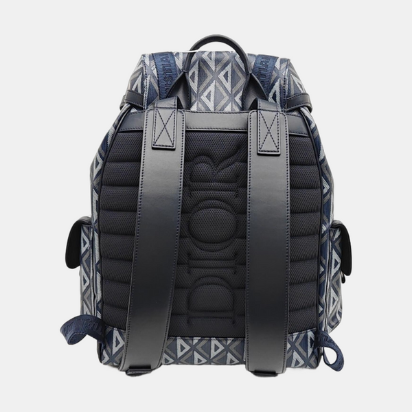 Hit The Road Coated Canvas Blue