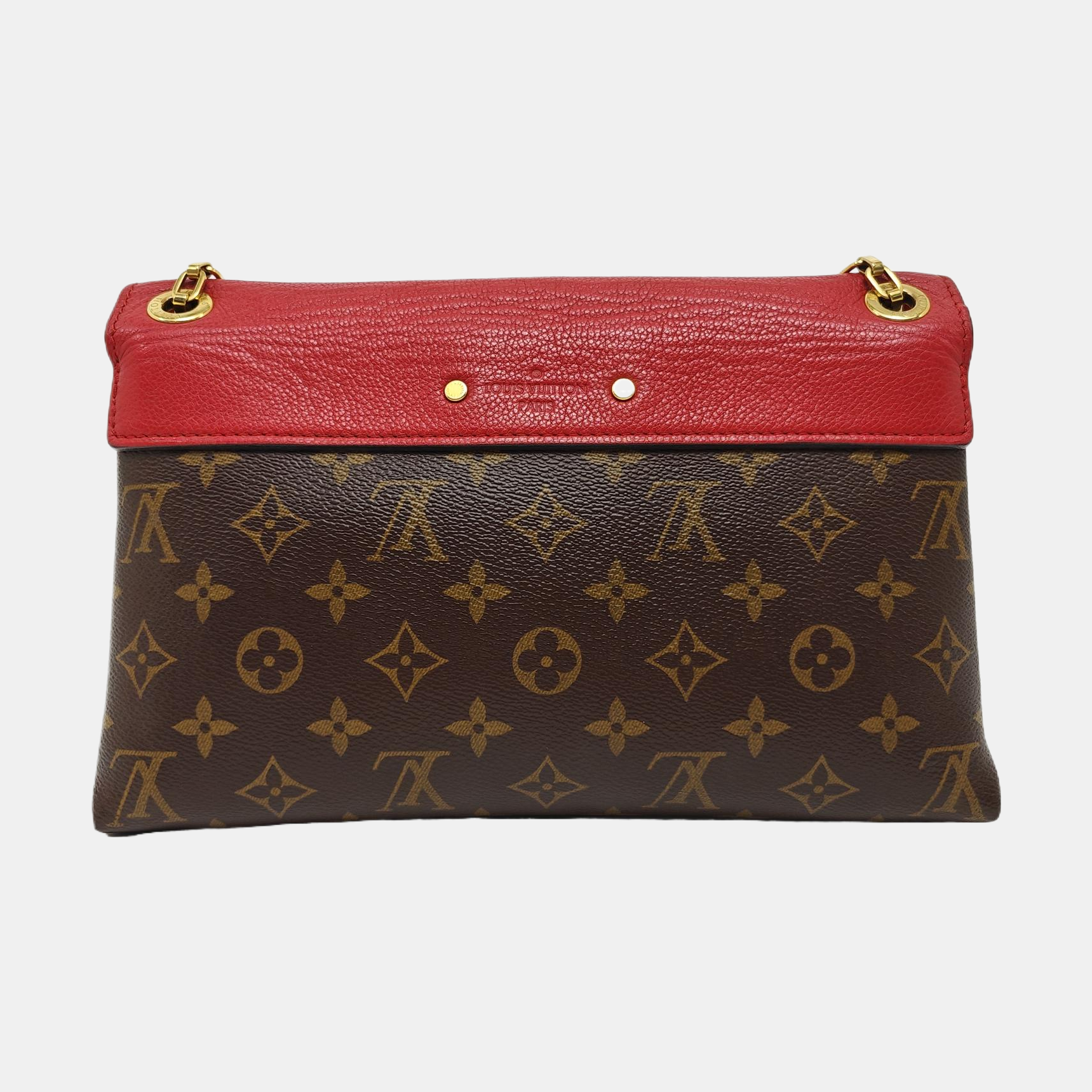 PALLAS BB Monogram Coated Canvas Brown