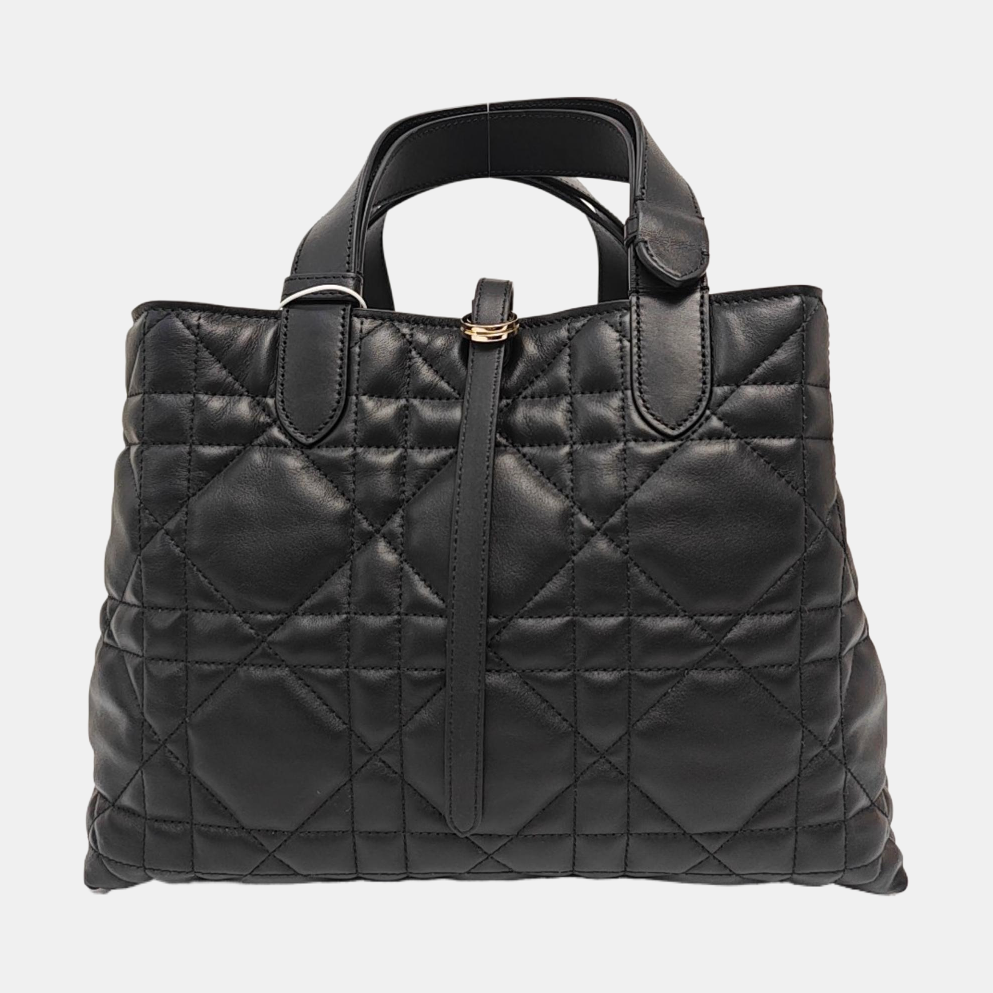 Toujours Medium Cannage Calfskin Black