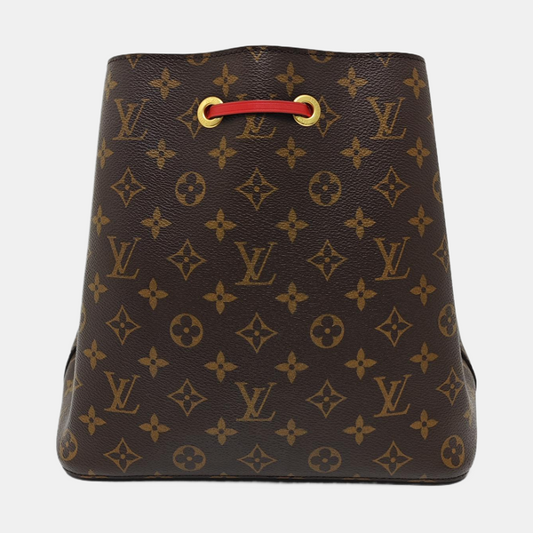 NÉONOÉ MM Monogram Coated Canvas Brown