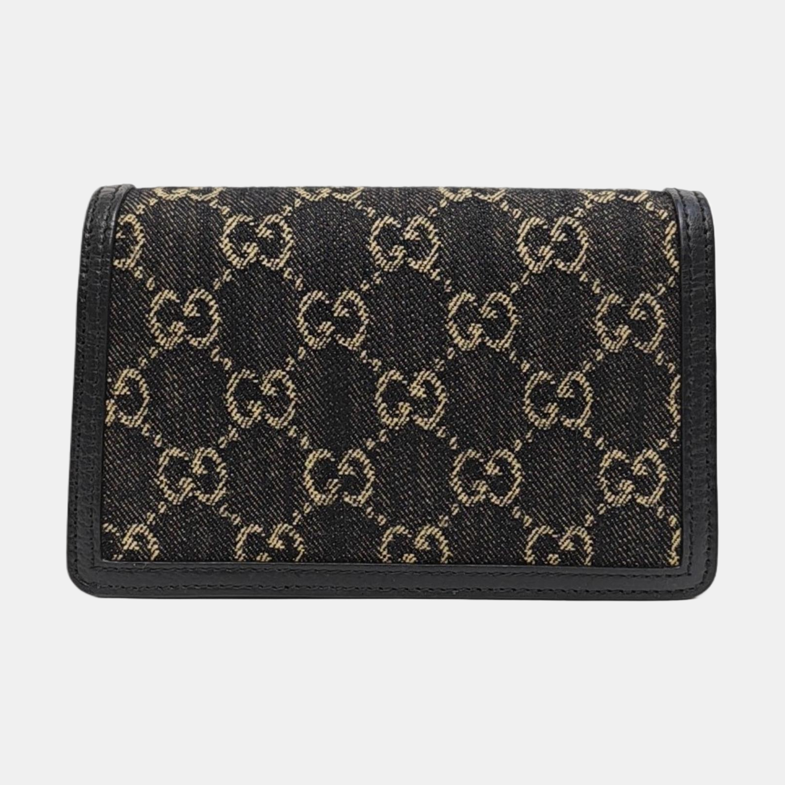 Authenticated pre-owned  Dionysus Super Mini Monogram Denim Black - Shoulder Bag at Looply