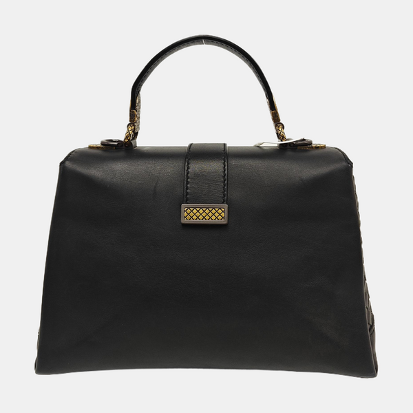 Piazza Small Calfskin Black