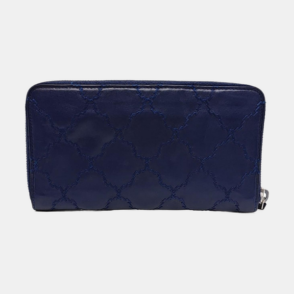 Quilted Calfskin Blue