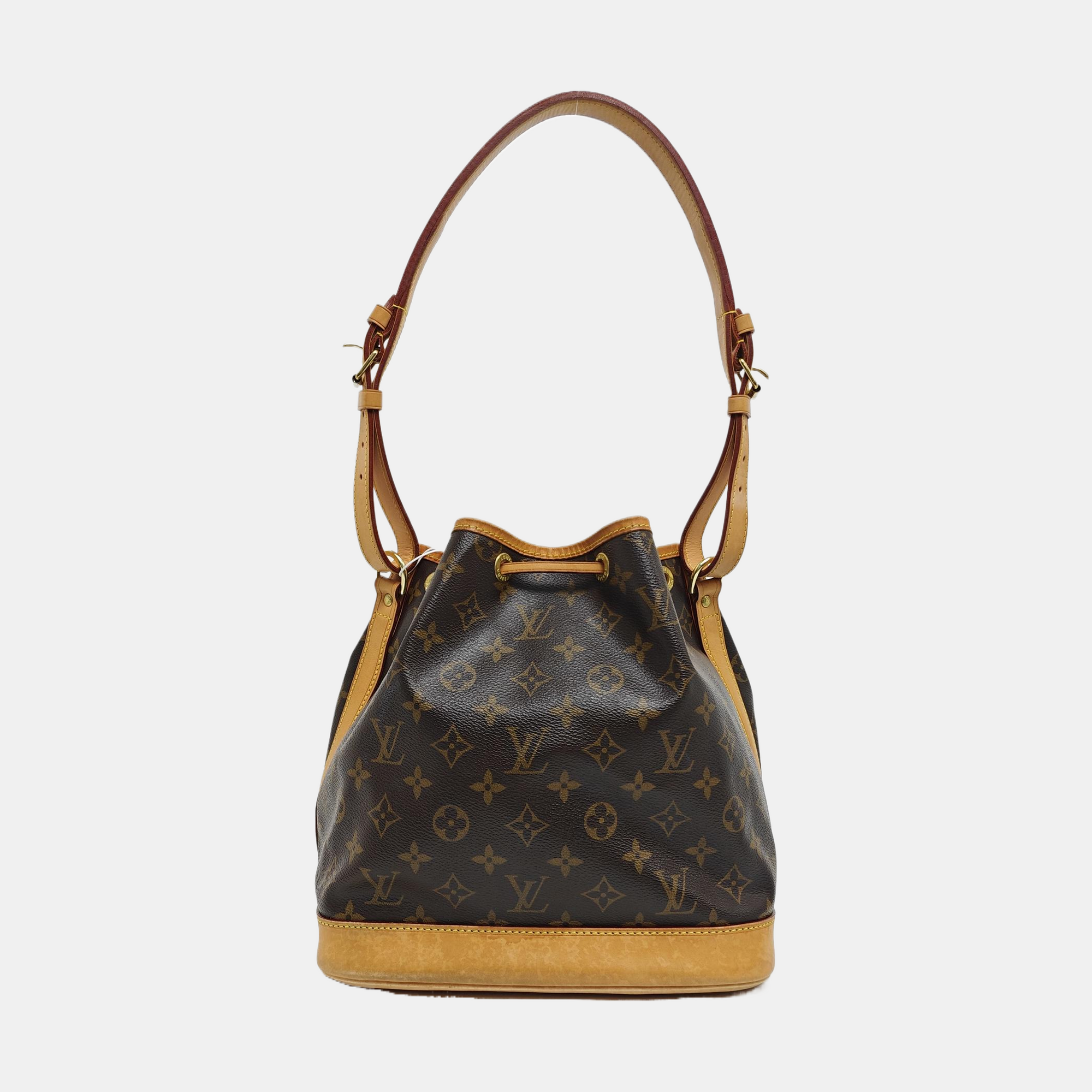 NOÉ MM Monogram Coated Canvas Brown