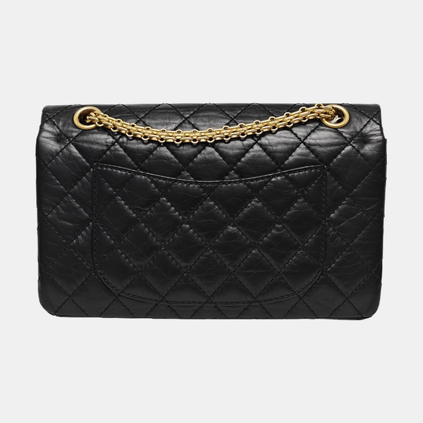 2.55 225 (small) Quilted Calfskin Black