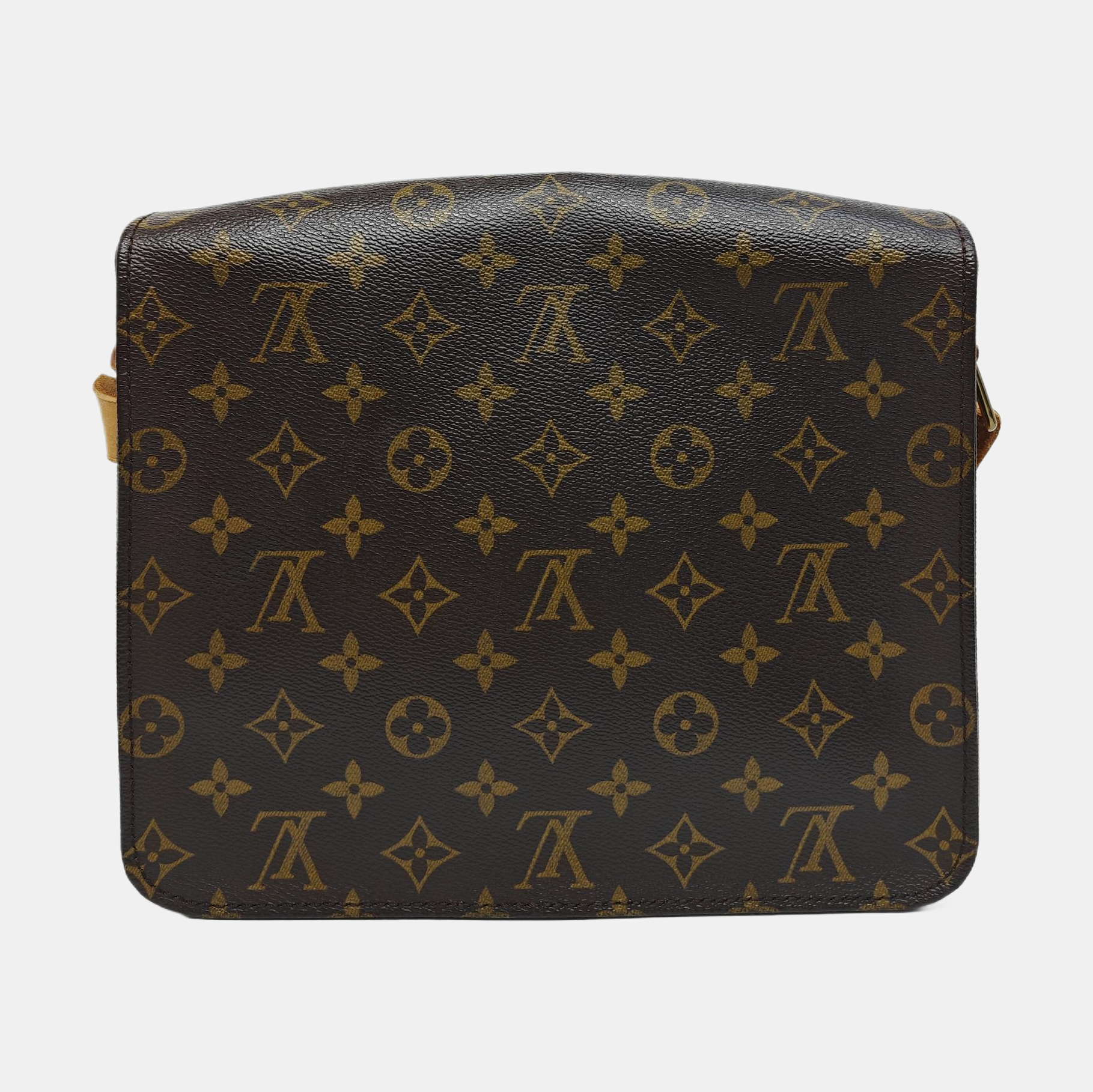 CARTOUCHIERE GM Monogram Coated Canvas Brown