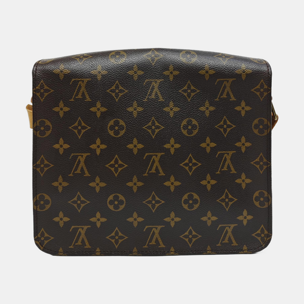 CARTOUCHIERE GM Monogram Coated Canvas Brown