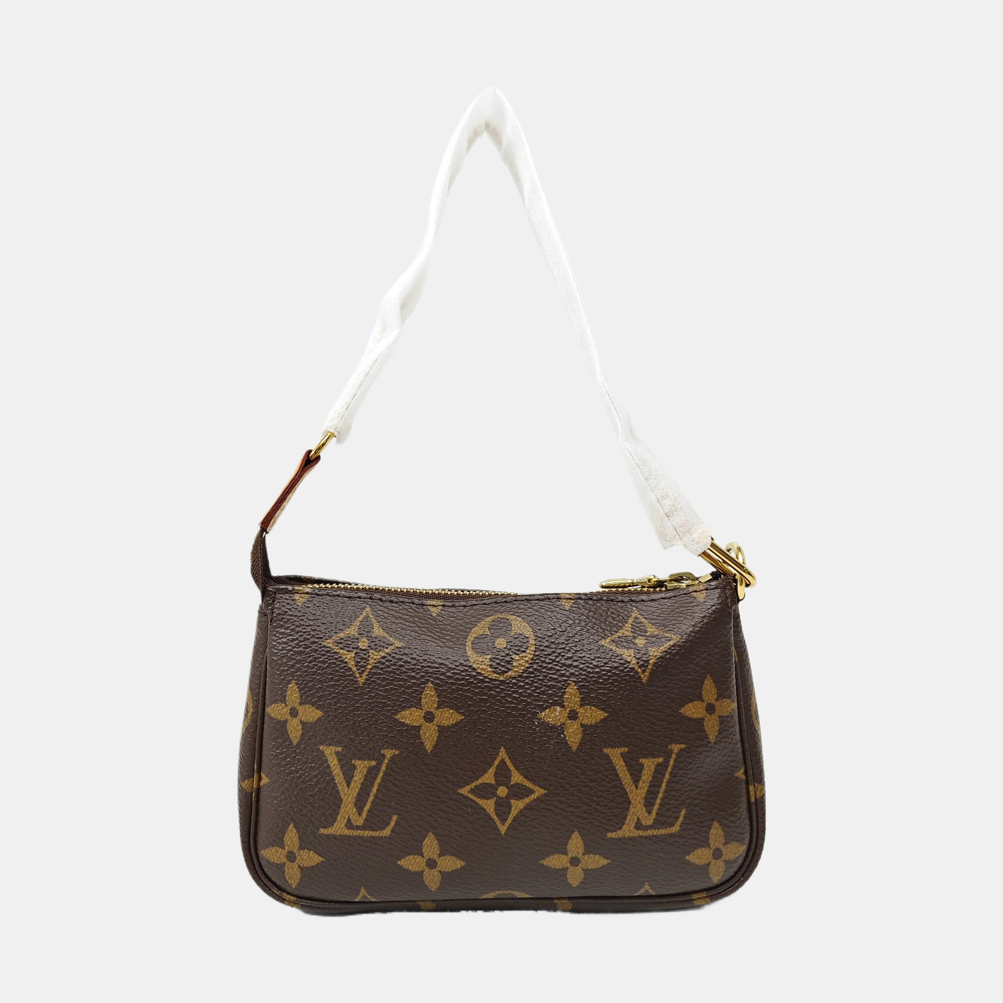 ACCESSOIRES Mini Monogram Coated Canvas Brown
