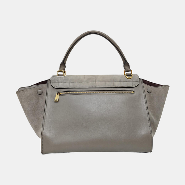 TRAPEZE Medium Suede Gray