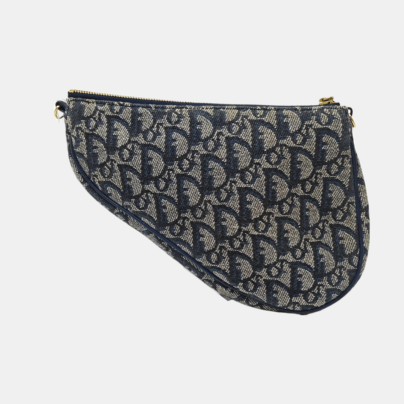 Saddle Mini Oblique Canvas Blue
