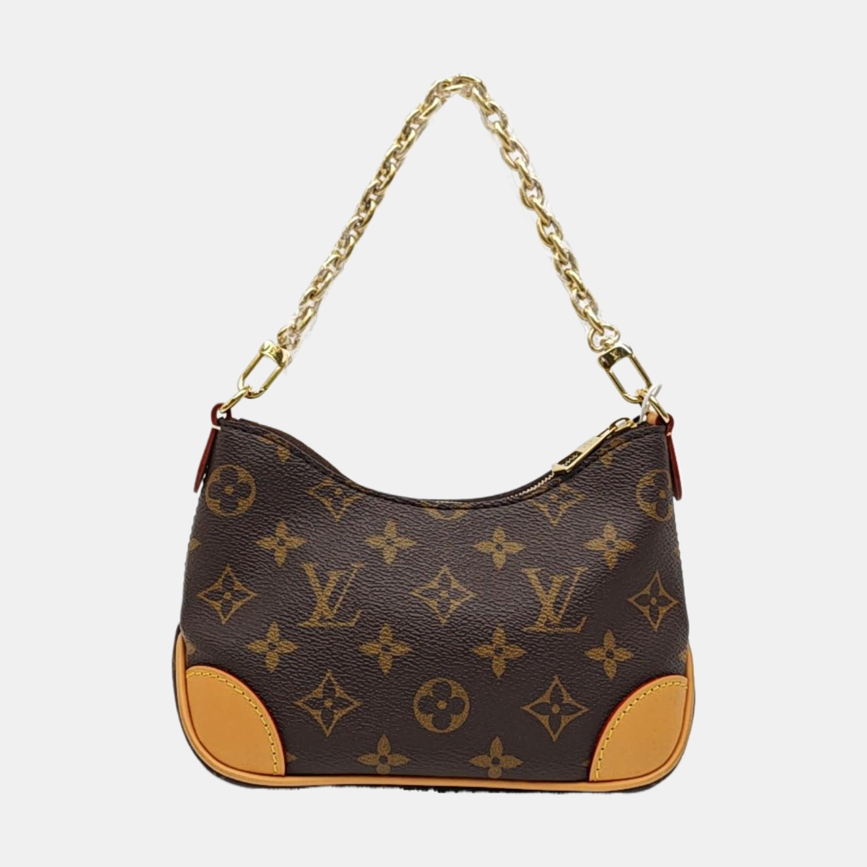 BOULOGNE Nano Monogram Coated Canvas Brown