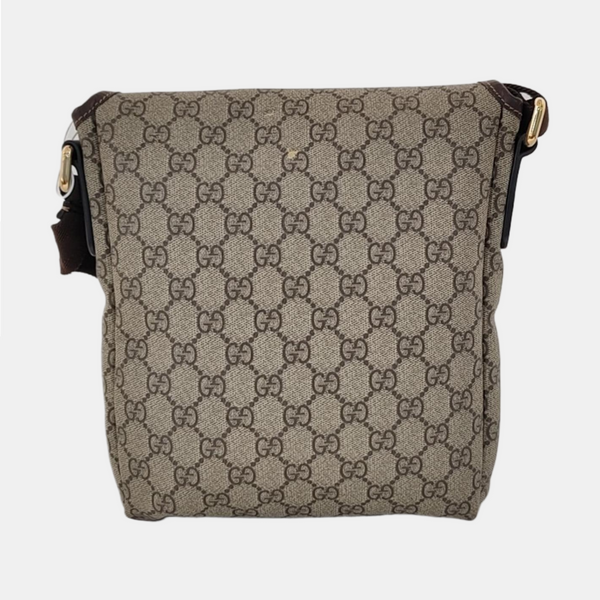 GG Supreme Monogram Coated Canvas Black