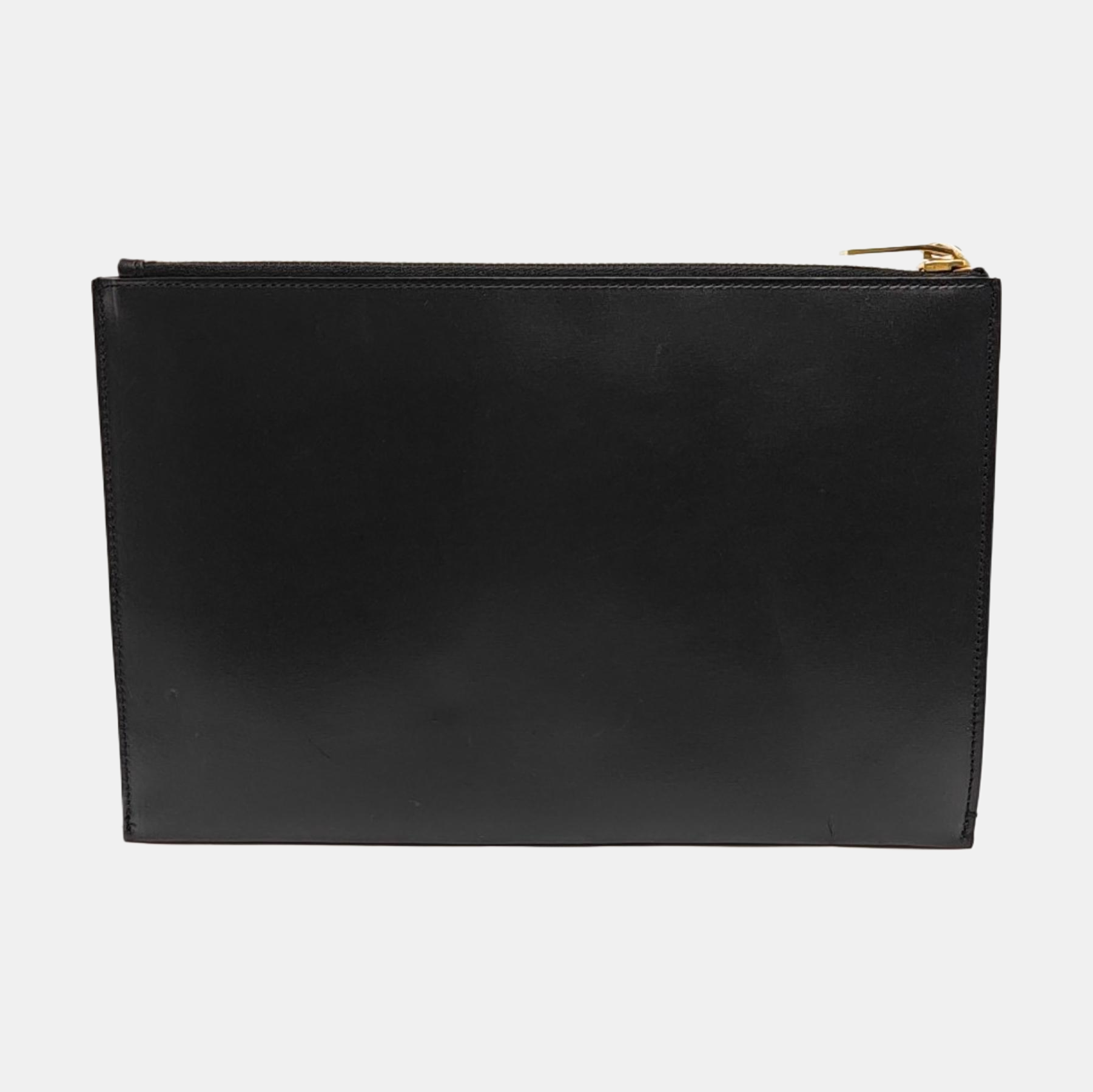 Calfskin Clutch Medium Black